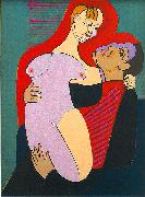Ernst Ludwig Kirchner Great Lovers ( Mr and Miss Hembus) Spain oil painting artist